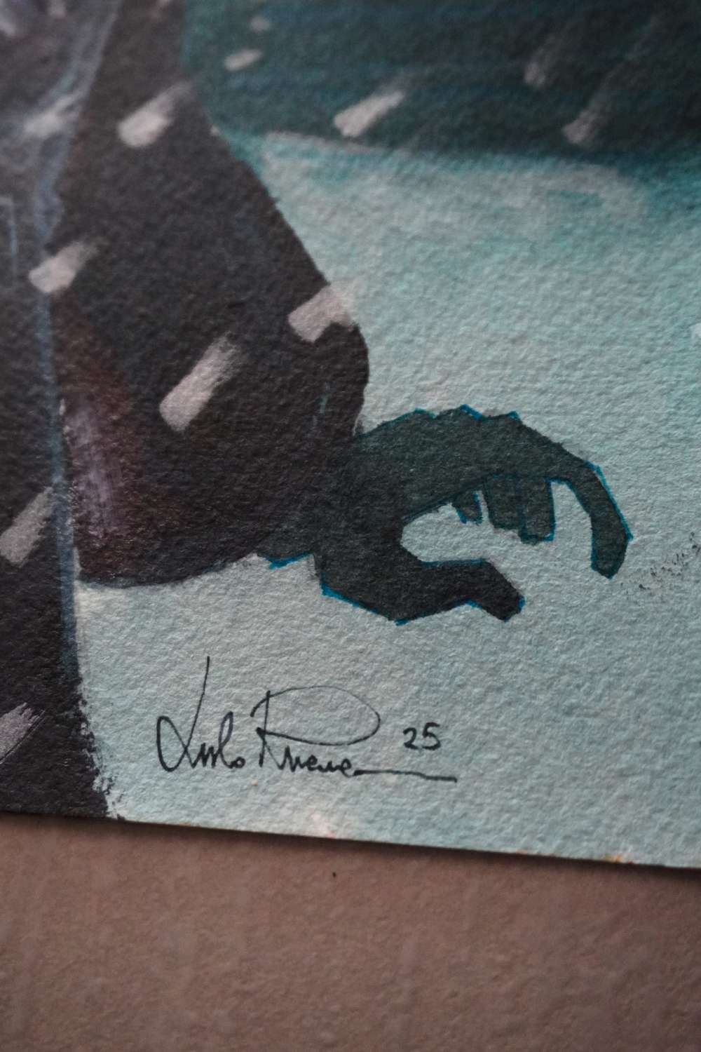 "Harry Potter Auror" - Dipinto originale 23 x 31 cm