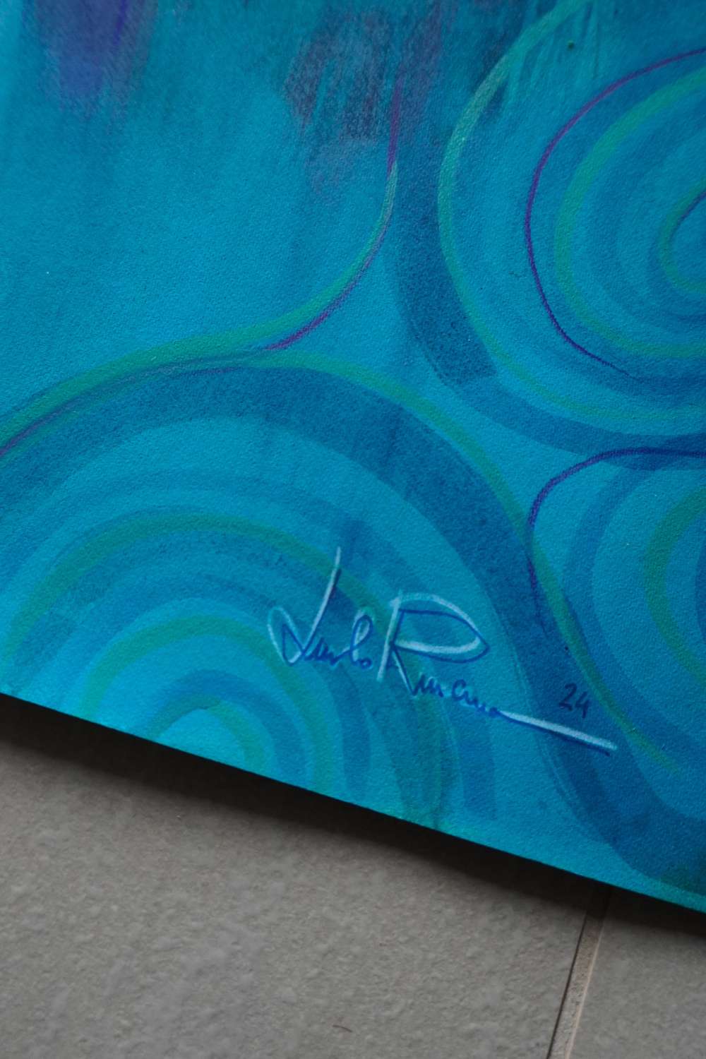 "Raziel" - Dipinto originale 31 x 41 cm