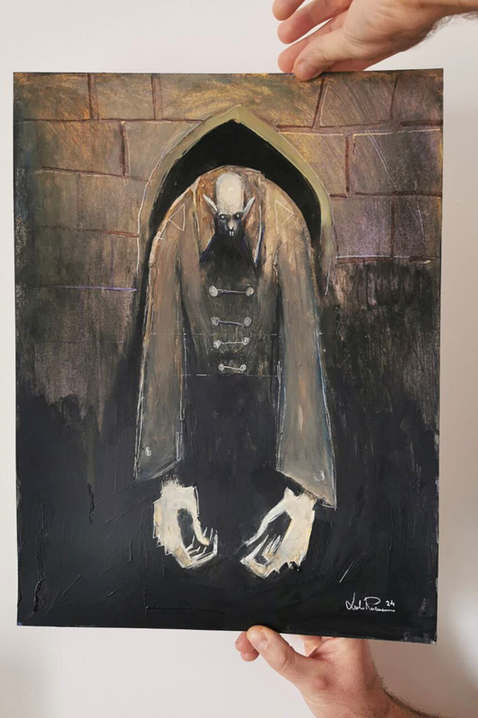 "Nosferatu" - Dipinto originale 31 x 41 cm