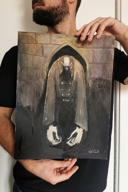 "Nosferatu" - Dipinto originale 31 x 41 cm