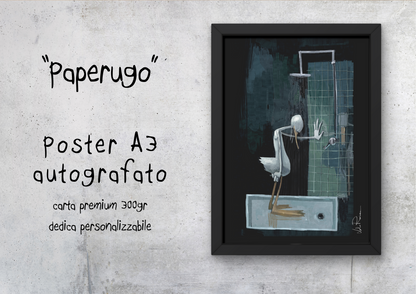 "Paperugo" - Poster autografato A3