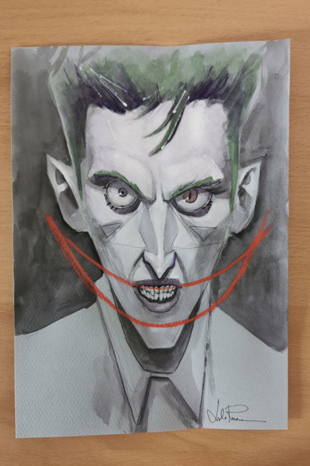 "Joker" - Disegno originale A4