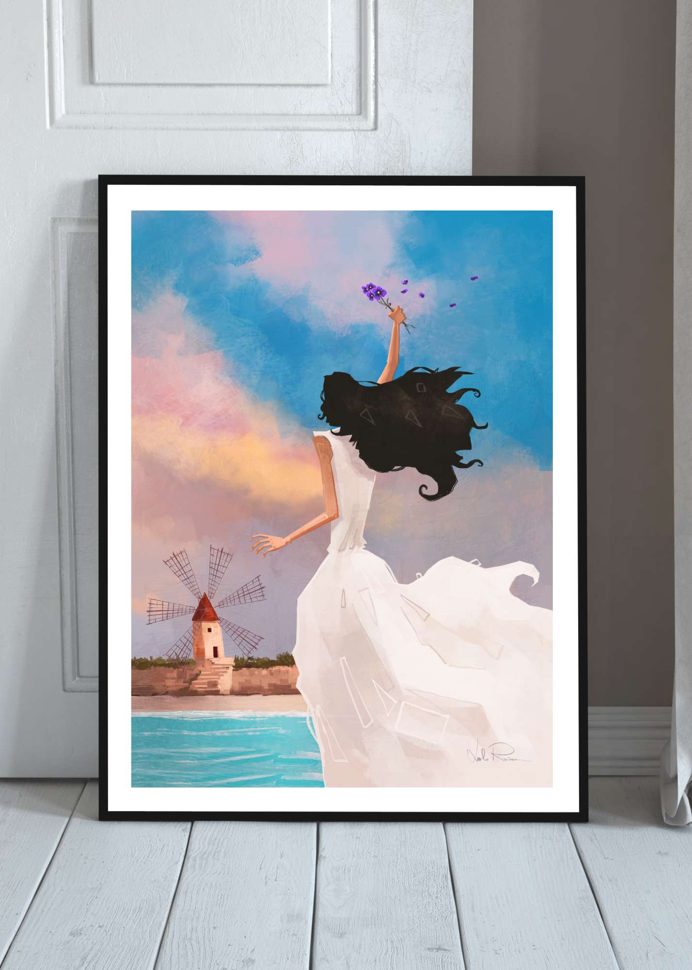 "Lilac" - Poster autografato A3