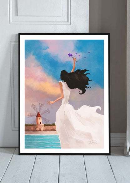 "Lilac" - Poster autografato A3