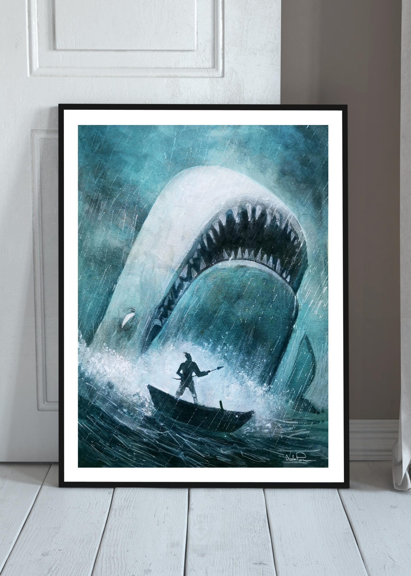 "White whale" - Poster autografato A3