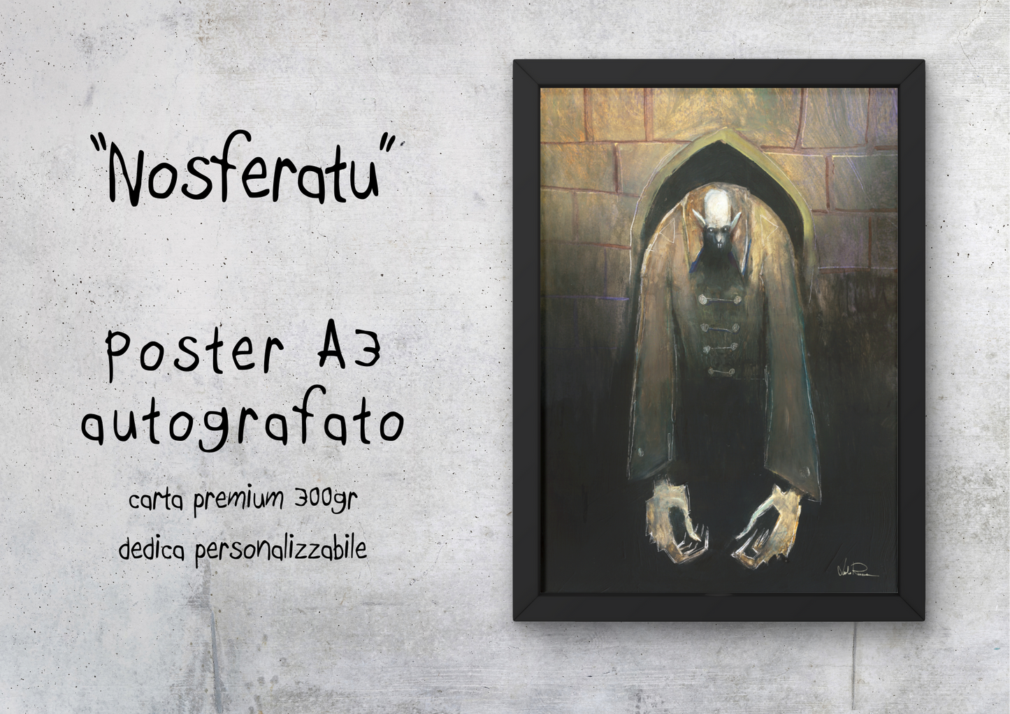 "Nosferatu" - Poster autografato A3