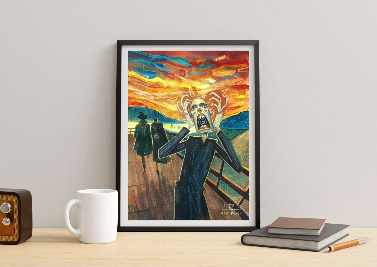 "L'Urlo" (After Munch) - Poster autografato A3