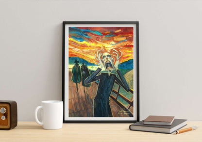 "L'Urlo" (After Munch) - Poster autografato A3