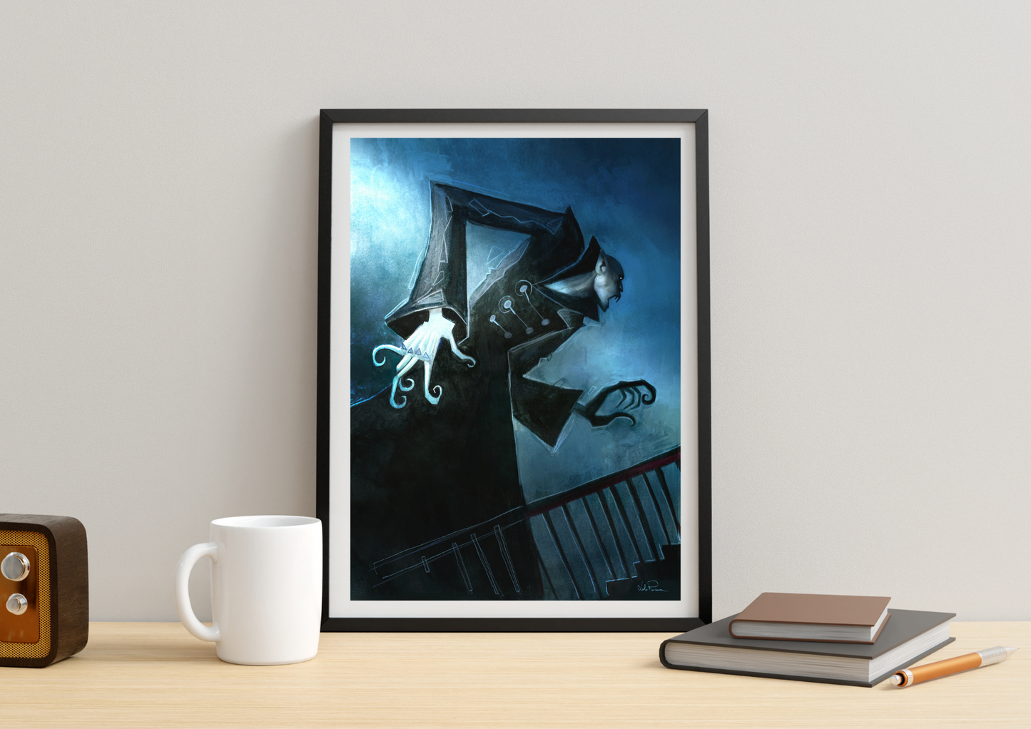 "Nosferatu in blu" - Poster autografato A3